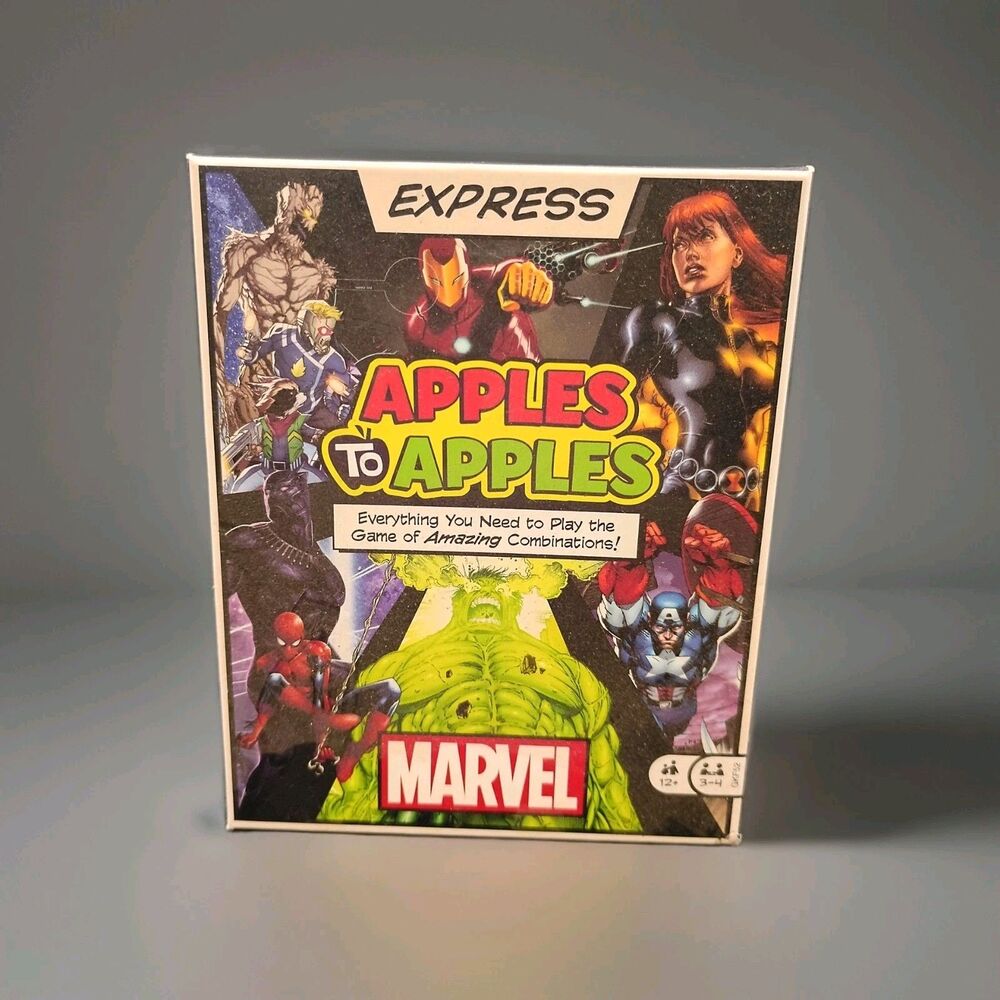 Marvel Apples to Apples Game Express Edition Mattel Family Card, NEW,